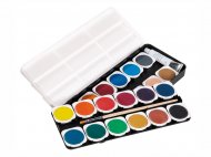 Farby 24 kolory , cena 10,99 PLN za 1 opak. 
-      z pędzelkiem