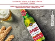 Budweiser - HIT CENOWY , cena 2,99 PLN za 500 ml, 1L=5,98 PLN.