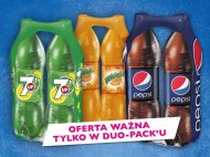 Pepsi, Mirinda lub 7-UP , cena 5,00 PLN za 2x2L/1 opak., 1L=1,39 ...