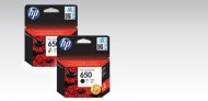 Czarny lub kolorowy wkład atramentowy HP 650 , cena 34,99 PLN ...
