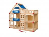 Drewniany domek dla lalek lub stół warsztatowy , cena 159,00 ...