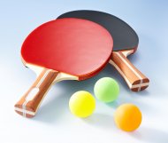 Zestaw do gry w tenisa stołowego Tchibo, cena 39,00 PLN 
{i ...