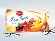 Jogurt owocowy , cena 4,00 PLN za 8x125 g/1 opak. 
- aż 1 kg ...