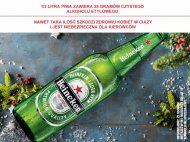 Piwo Heineken  , cena 2,65 PLN za 500 ml/1 but., 1L=5,30 PLN.