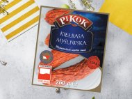 Pikok Kiełbasa myśliwska , cena 5,00 PLN za 260 g/1 opak., ...