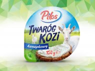 Pilos Twaróg kozi , cena 3,00 PLN za 150 g/1 opak., 100 g=2,33 PLN.