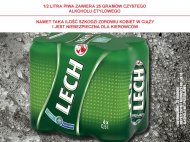 Lech Piwo Premium 6-pak , cena 12,00 PLN za 6 x 500 ml, 1 l=4,33 ...