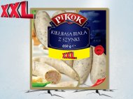 Pikok Kiełbasa biała z szynki , cena 7,00 PLN za 650 g/1 opak., ...