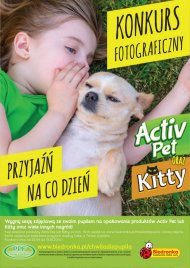 Konkurs fotograficzny marki Activ Pet.