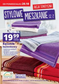 W Biedronce za 19,99 zł kupisz 2 ręczniki lub jeden duży ...