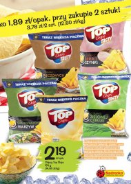 Chipsy Top Chips za 1,89 zł przy zakupie 2 opakowań.