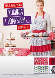 Kuchnia z pomysłem część 2. od 6 do 19 października 2014 Gazetki Biedronki z wyposażeniem kuchni
