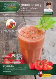 Przepis na zdrowy pomidorowy koktajl z selerem naciowym