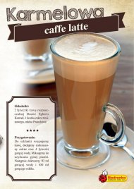 Przepis na karmelową caffe latte.