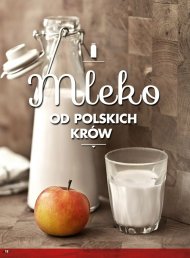 Mleko od polskich krów