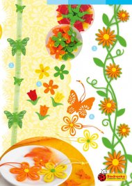 Wiosenne dekoracje wykonane z filcu