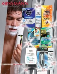 Produkty do golenia dla mężczyzn.