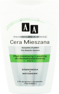 AA, Technologia Wieku, Cera Mieszana, Płyn micelarny + peeling ...