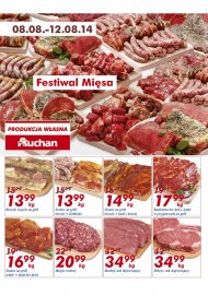OD 8 do 12 sierpnia Festiwal Mięsa w Auchan.