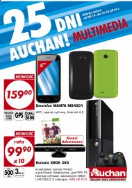 25 dni Auchan Auchan promocje od 2014.10.08 do 19 październik - Multimedia i elektronika