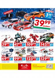 Zdalnie sterowane zabawki znajdziesz w Auchan: helikopter, samochód ...