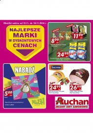 Najlepsze marki w dyskontowych cenach w Auchan - najnowsza oferta.