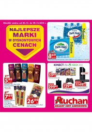 Gazetka Auchan z produktami spożywczymi, kosmetykami, elektroniką domową ważna od 03.12.2014