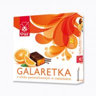 Galaretka w czekoladzie , cena 3,99 PLN za opak. 215 g 
 dwa ...