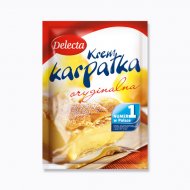 Krem Karpatka Delecta, cena 2,99 PLN za opak. 250 g 
 kremowy, ...
