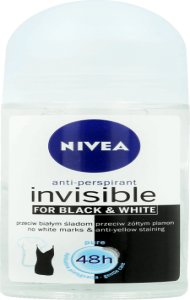 Nivea, Invisble Pure, dezodorant roll-on damski, 50 ml , 50 ...