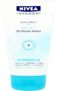 Nivea, Pure Effect, All-in-1, Żel-peeling-maska , 150 ml Nivea, ...