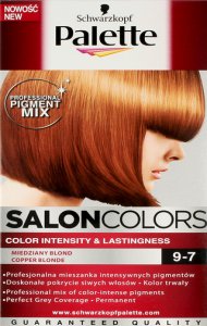 Palette, Salon Colors, farba do włosów, 9-7 miedziany blond, ...