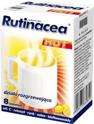 Rutinacea HOT, suplement diety, rozgrzewający, 8 szt. Rutinacea ...