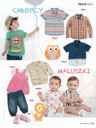 Wiosenna moda dla chłopców i niemowlaków