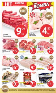 Mięso w atrakcyjnych cenach: żeberka ekstramięsne, ćwiartka ...