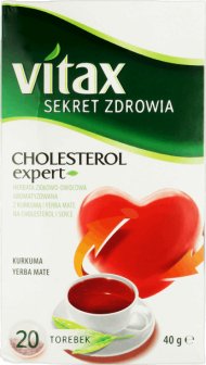 Vitax, Sekret zdrowia, Cholesterol Expert, Herbata ziołowo-owocowa ...