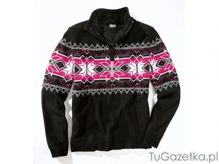 Sweter w stylu norweskim