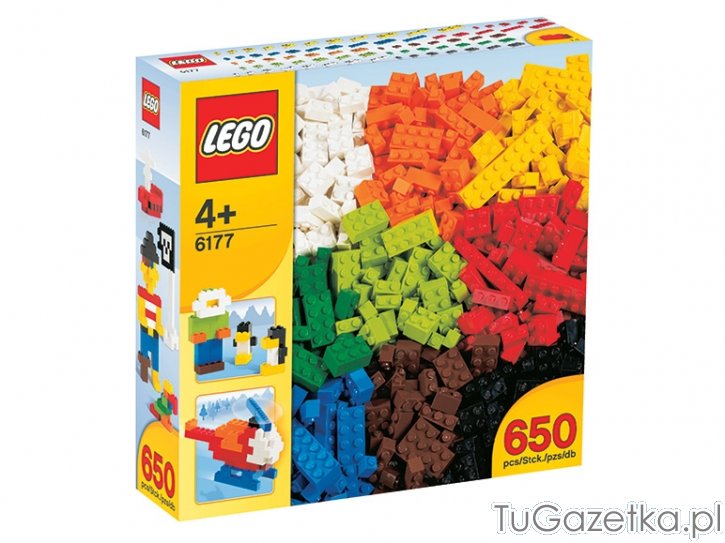 Klocki LEGO 650 sztuk powyżej 4 lat 6177