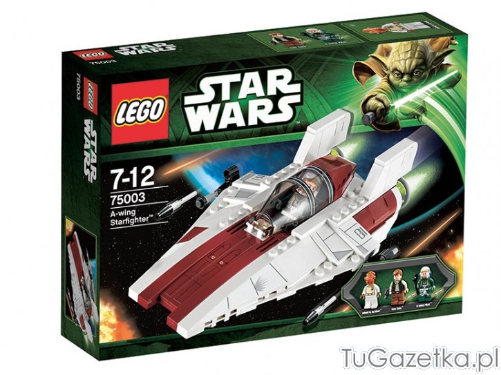 Superszybki pościg Lego Star Wars A-wing Starfighter