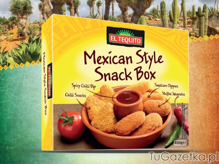 Box meksykańskich przekąsek