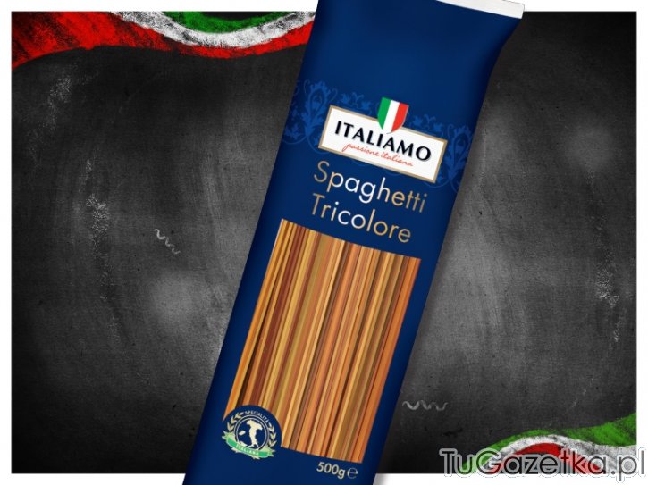 Spaghetti tricolore