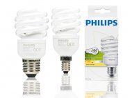 Świetlówki spiralne Philips, cena: 8,99 PLN, 
- żywotność ...