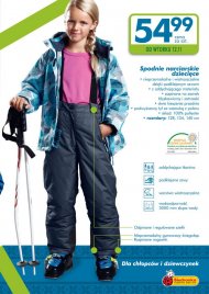 Odzież narciarska dla dzieci w ofercie sklepów Biedronka. ...
