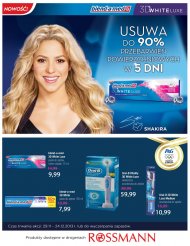 Produkty Oral-b e Rossmannie. Shakira promuje markę. W sprzedaży ...