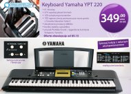 Keyboard Yamaha YPT 220 za 349zł, ciekawy instrument muzyczny. ...