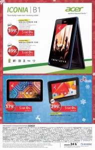 Tablet Acer ICONIA B1, 8 GB
• system Android • ...