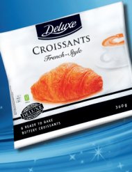 Croissant maślany Deluxe, cena 6,99 PLN za 360 g/1 opak. 
- ...