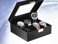 Skrzynka na zegarki Ordex, cena 44,99 PLN za 1 szt. 
- o wyglądzie ...