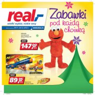 Gazetka Real oferta na święta od 2012.11.29 do 24 grudzień zabawki dla dzieci prezenty promocja świąteczna