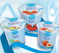 Jogurt owocowy , cena 0,77 PLN za 150 g/1 opak. 
-  Różne rodzaje.